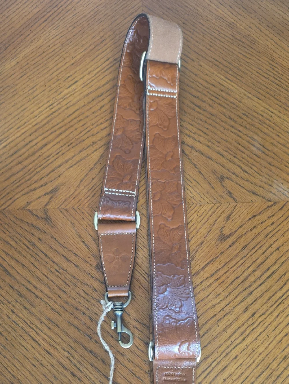 New With Tags! Never Used Strap Happy hand-tooled leather strap by Patricia Nash - Picture 7 of 8